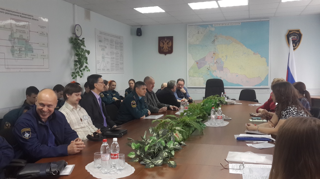 На конференции «Мониторинг природных и техногенных процессов – основа предупреждения чрезвычайных ситуаций в Мурманской области»